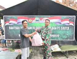 Pangdam IV/Diponegoro Bantu Warga Terdampak Banjir di Sukoharjo