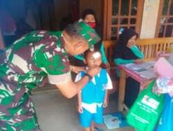 Ini Salah Satu Cara Babinsa Koramil 0805/12 Mantingan Cegah Stunting