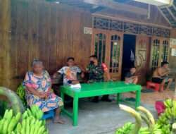 Pererat Hubungan TNI Rakyat, Babinsa Jalin Silahtuhrahmi Dengan Warga