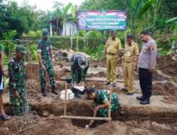 Dandim 0726/Sukoharjo Laksanakan Peletakan Batu Pertama Program RTLH Danrem 074/Warastratama
