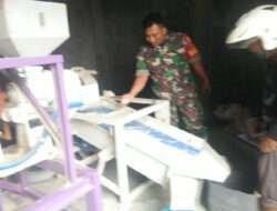 Koramil Krejengan Pantau Kondisi Lumbung Pangan