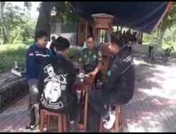 Jalin Silaturahmi,Babinsa Posramil Gerih Komsos Dengan Warga Binaan