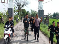 Demi Jaga Stamina dan Kesehatan, Babinsa Ajak Perguruan Pencak Silat Olahraga Bersama