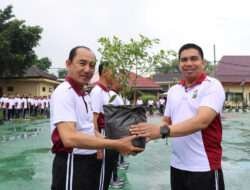 Kapolres Magetan Bagikan 2000 Bibit, Dukung Ketahanan Pangan