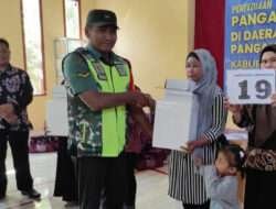 Tekan Angka Stunting, Babinsa Koramil 0801/08 Tulakan Menghadiri Sosialisasi Penyediaan Makan Sehat