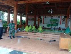 Babinsa Koramil 0805/12 Mantingan bersama Bhabinkamtibmas Lakukan Pengamanan Pengajian Warga