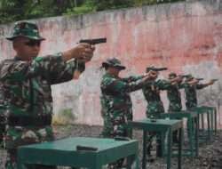 Kodim 0731/Kulon Progo Asah Kemampuan Menembak