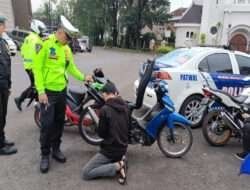 Polresta Malang Kota Wujudkan Kota Malang Zero Knalpot Brong, Tindak lanjuti Hasil Jumat Curhat