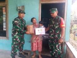 Atasi Stunting, Babinsa Koramil 0801/08 Tulakan Salurkan Bantuan Tambahan Nutrisi dari Kasad