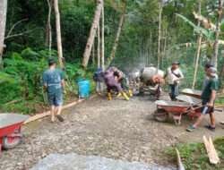 Pengerjaan Karya Bakti TNI Kodim 0731/Kulon Progo