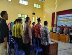 Dukung Pembangunan Desa, Babinsa Koramil 0801/08 Tulakan Hadiri Acara Rembuk Stunting
