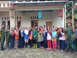 Edukasi Pola Hidup Sehat, Danramil 0801/Pacitan Ajak Masyarakat Peduli Kebersihan Lingkungan