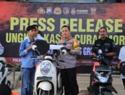 Kapolres Gresik Kembalikan Motor Hasil Curian, Korban: Terima Kasih Pak Polisi