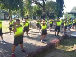 Bina Ketahanan Fisik Prajurit, Kodim 0801/Pacitan Melaksanakan Olah Raga Lari