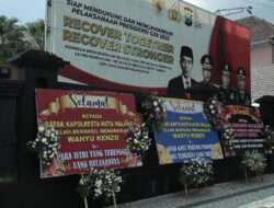 Polresta Malang Kota Dibanjiri Karangan Bunga Ucapan Terimakasih dan Apresiasi atas Ungkap Kasus ATG
