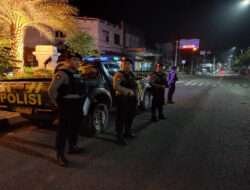 Patroli Blue Light, Polres Gresik Jaga Harkamtibmas Antisipasi Tindak Kejahatan Malam Hari