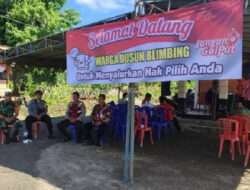 Ciptakan Kondusivitas Di Wilayah, Babinsa Koramil 0801/12 Pringkuku Laksanakan Pengamanan Pilkasun