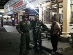 Antisipasi Gangguan Kamtibmas, Piket Koramil 03/Serengan Patroli Malam