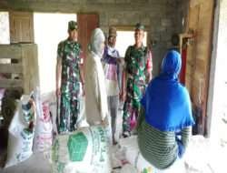 Babinsa Gebang Dan Bumiharjo Gelar Komsos Dengan Sambangi Penggilingan Padi