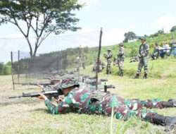 Kodim 0802/Ponorogo Gelar Latihan Menembak TW I Tahun 2023