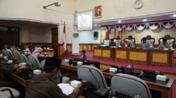 Dandim Kulon Progo Ikuti Rapat Paripurna Penyampaian LKPJ Bupati TA. 2022