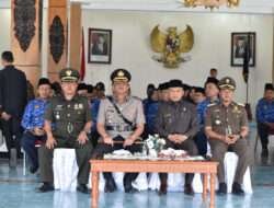 Kasdim 0801/Pacitan Hadiri Upacara Peringatan HUT Satpol PP, Satlinmas, Damkar, dan Persatuan Perawat Nasional