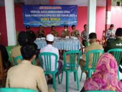 Suport Kebijakan, Koramil Bantaran Hadiri Musyawarah Desa