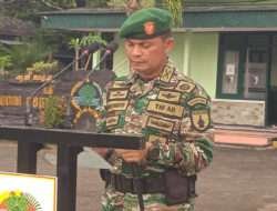 Upacara Bendera 17 an Dandim 0801/Pacitan Bacakan Amanat Pangdam V/Brw