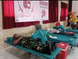 Koramil Kemusu Berpartisipasi Dalam Donor Darah