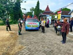 Babinsa Koramil 0805/04 Padas,Berikan Pengamanan Gebyar Semesta Senopati Ibu Pertiwi