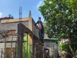 Peran Aktif Babinsa Serengan Renovasi Pembangunan RTLH