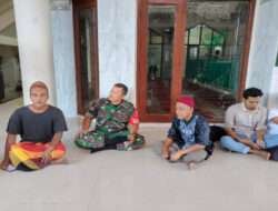 Inilah Pesan Komsosnya Babinsa Kemlayan kepada Ta’mir masjid Jami’