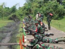 Pelihara Kemampuan Menembak Prajuritnya, Kodim Wonogiri Gelar Latihan Menembak