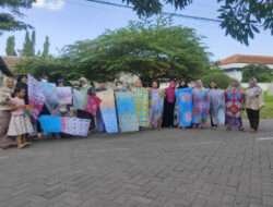 Pelatihan Olah Kain Shibory bersama Pengurus RT 1 – 7 RW 13 Kebraon oleh ISIK dan SWI DPD Surabaya