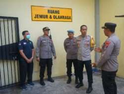 Menjelang Bulan Ramadhan, Polres Gresik Cek Kondisi Tahanan dan Fasilitas