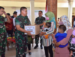 Danpusterad Kunjungi Demplot Stunting Kodim 0726/Sukoharjo di desa Mranggen, Kecamatan Polokarto