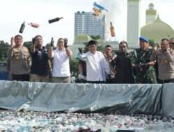 Jelang Ramadhan Polda Jatim Musnahkan Barang Bukti Narkoba