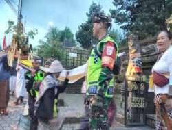 Koramil Sumber Amankan Kegiatan Keagamaan