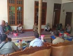 Jalin Kerja Sama, Danramil 0801/01 Pacitan Hadiri Pertemuan Forum Komunikasi Kades.