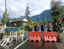 Tutup Akses, Koramil Sukapura Amankan Pelaksanaan Hari Raya Nyepi