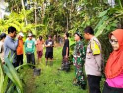 Babinsa Panjatan Laksanakan Penanaman Pohon Kelapa