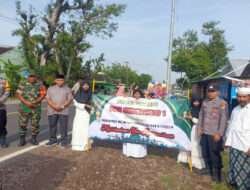 Jaga Keamanan dan Ketertiban, Babinsa Karangjati Kawal dan Pengamanan Pawai Ta,aruf