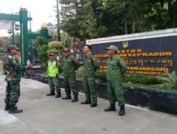 Babinsa Keprabon Laksanakan Pembinaan Kepada Linmas, Ini Tujuannya