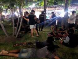 Operasi Pekat, Polres Situbondo Amankan 8 Remaja Pesta Miras di Alun-alun