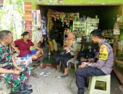 Babinsa Gulurejo Cek Harga Kebutuhan Pokok