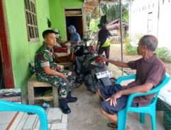 Babinsa Ngestiharjo Laksanakan Pembinaan Jaring Ter