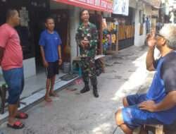 Jaga Kamtibmas, Inilah Pesan Komsosnya Babinsa Serengan Kepada Tomas