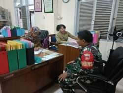 Ada Apa Babinsa Danukusuman Datangi Kasi Trantib