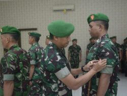 Dandim Boyolali Pimpin Upacara Korps Raport Kenaikan Pangkat Prajuritnya