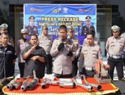 Polresta Sidoarjo Amankan 120 Motor dan Musnahkan Puluhan Knalpot Brong Diduga Terlibat Balap Liar